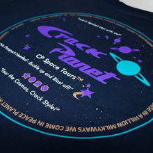 Load image into Gallery viewer, Space Badge Crewneck Navy