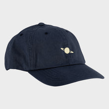 Load image into Gallery viewer, Planet logo 6 Panel cap /  BLACK / PALE YELLOW
